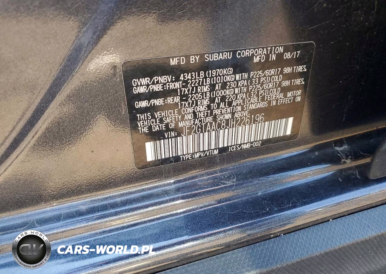 2018 Subaru Crosstrek VIN:JF2GTAAC8JH226196 - 13