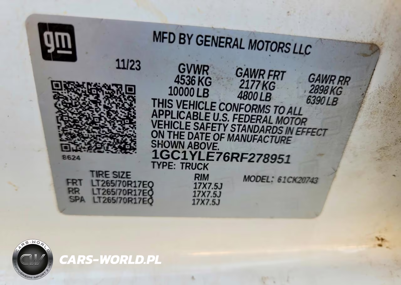 2024 Chevrolet Silverado K2500 Heavy Duty VIN:1GC1YLE76RF278951 - 14