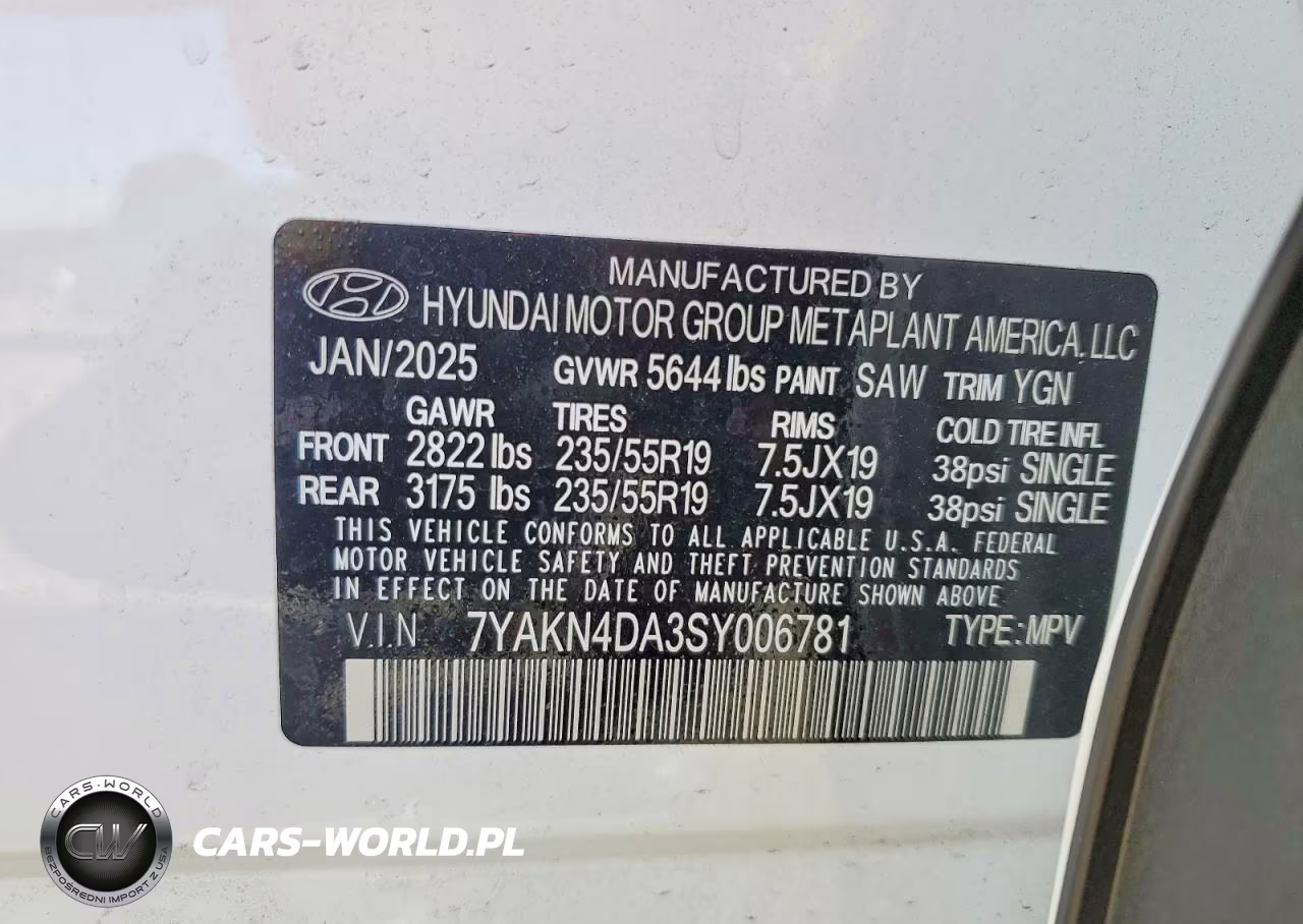 2025 Hyundai Ioniq 5 Sel VIN:7YAKN4DA3SY006781 - 13