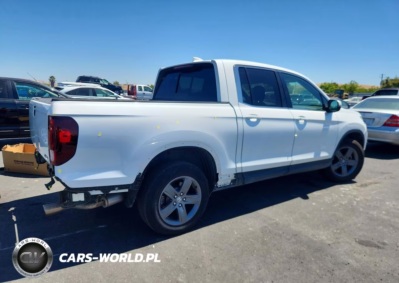 2022 Honda Ridgeline Rtl VIN:5FPYK3F58NB038853 - 3