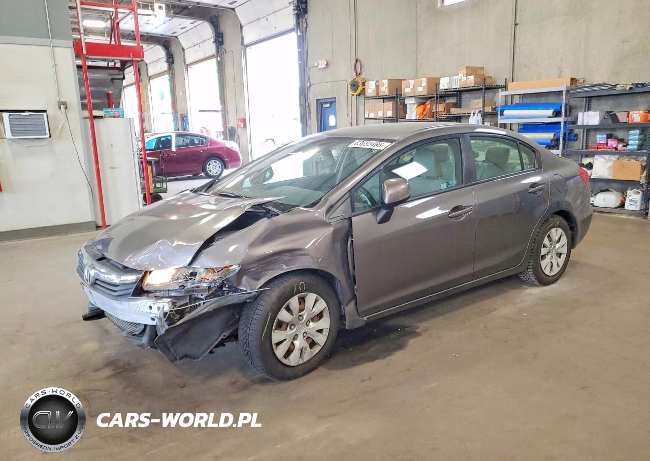 2012 Honda Civic Lx VIN:19XFB2F50CE390886 - 1