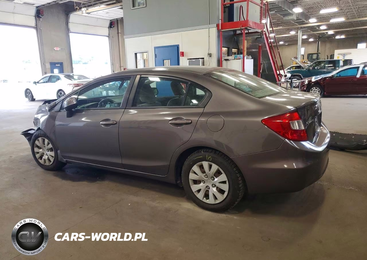 2012 Honda Civic Lx VIN:19XFB2F50CE390886 - 2