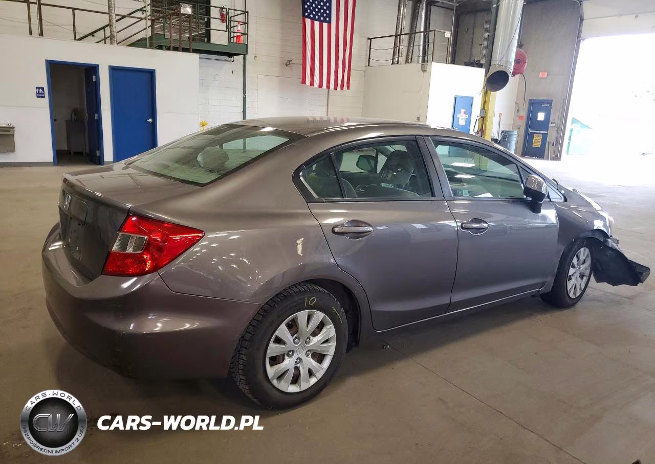 2012 Honda Civic Lx VIN:19XFB2F50CE390886 - 3