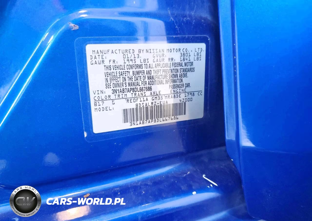 2013 Nissan Sentra S VIN:3N1AB7AP8DL667686 - 12
