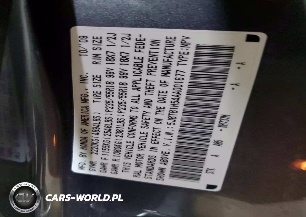 2010 Acura Rdx Technology VIN:5J8TB1H54AA001677 - 13