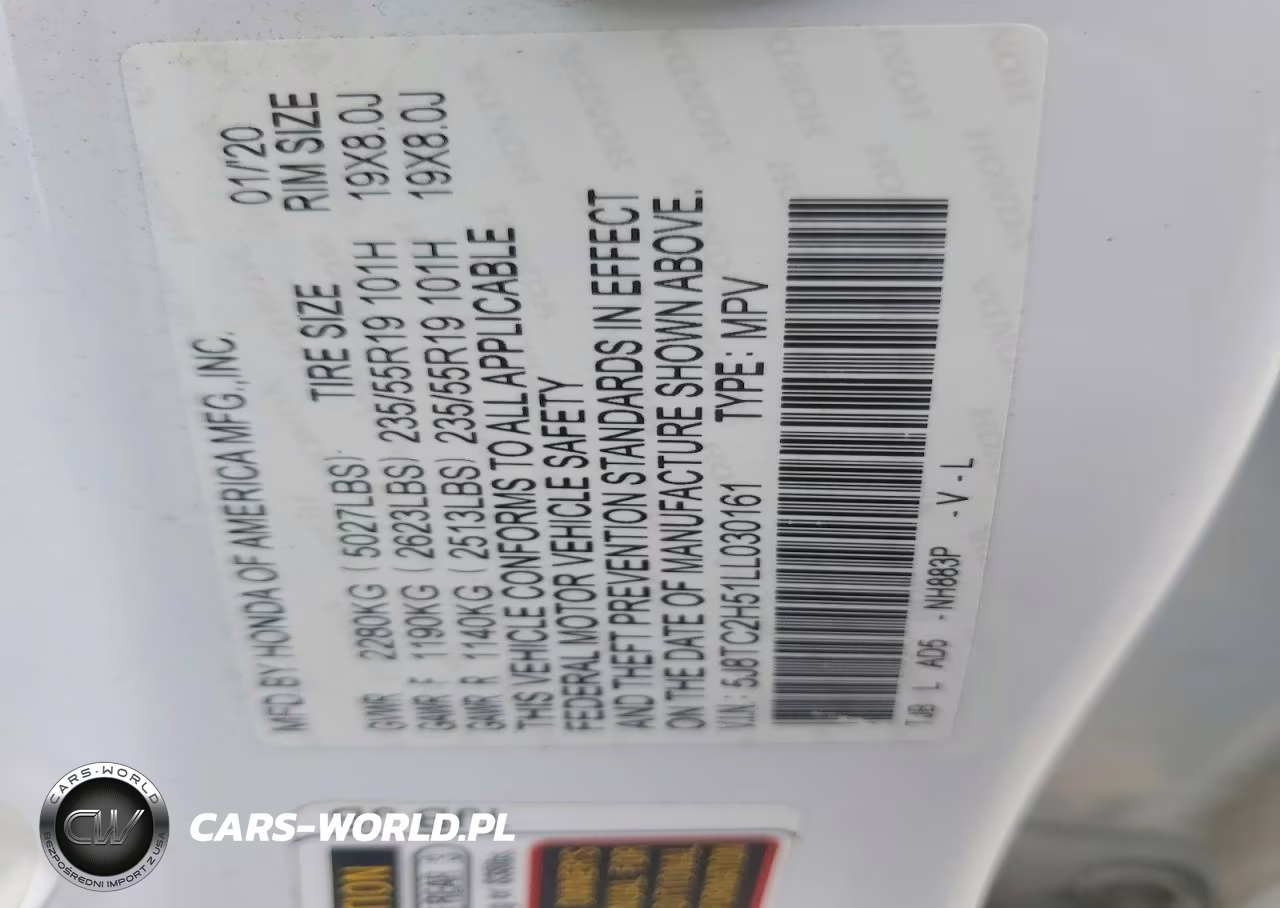 2020 Acura Rdx Technology VIN:5J8TC2H51LL030161 - 13