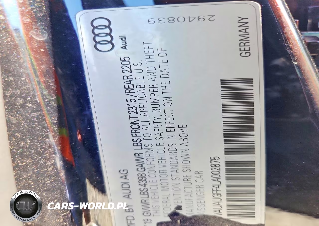 2020 Audi A3 Premium VIN:WAUAUGFF4LA002875 - 12