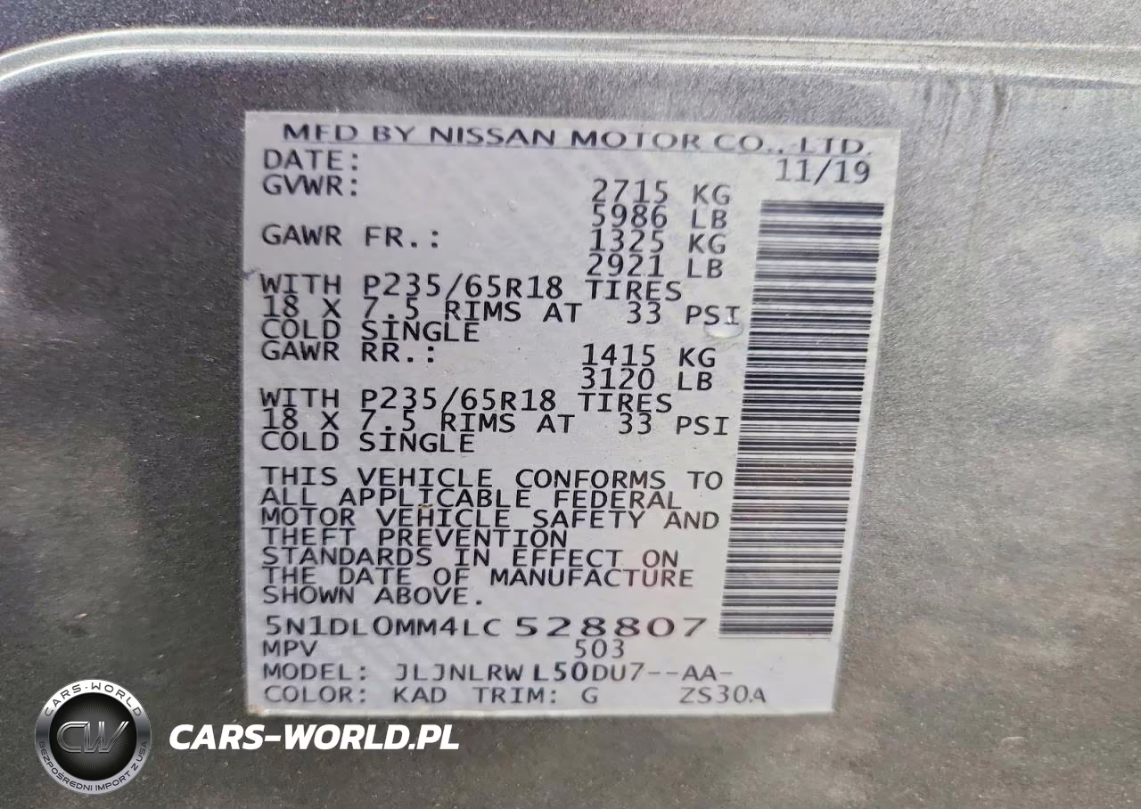 2020 Infiniti Qx60 Luxe VIN:5N1DL0MM4LC528807 - 14