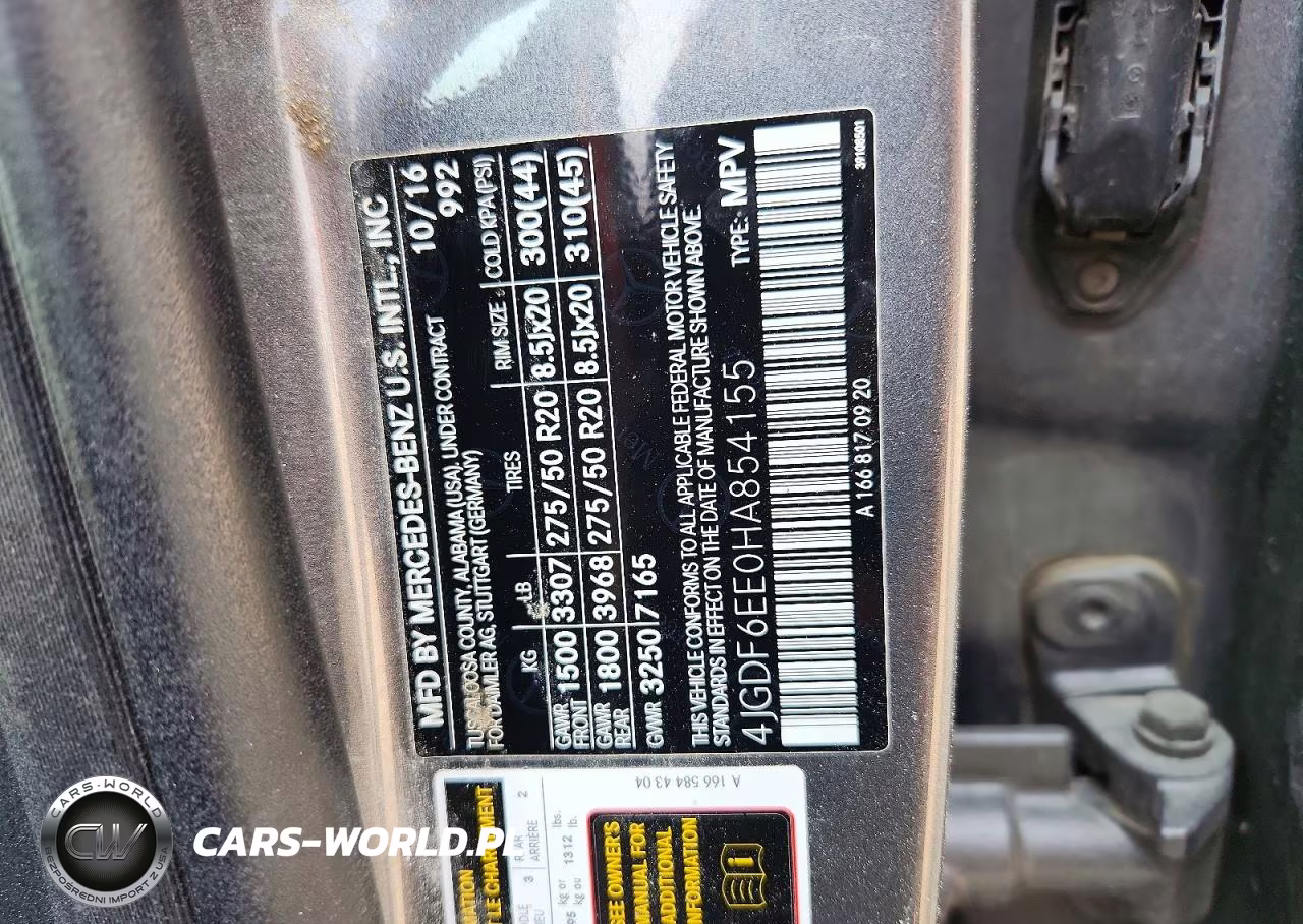 2017 Mercedes-Benz Gls 450 4Matic VIN:4JGDF6EE0HA854155 - 13
