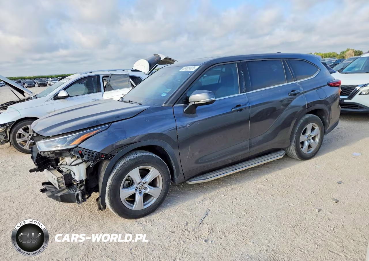 2021 Toyota Highlander L VIN:5TDCZRAH7MS031454 - 1