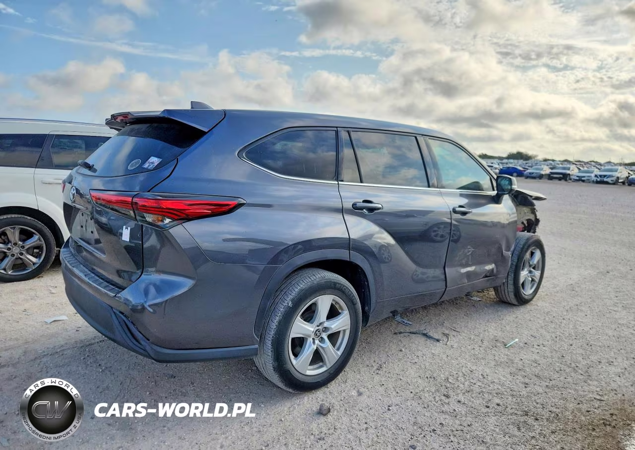 2021 Toyota Highlander L VIN:5TDCZRAH7MS031454 - 3