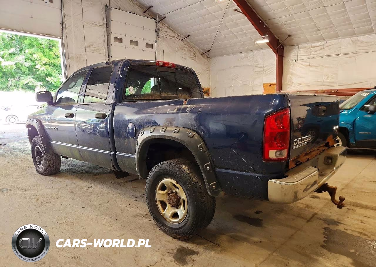 2003 Dodge Ram 2500 St VIN:3D7KU28D03G822612 - 2