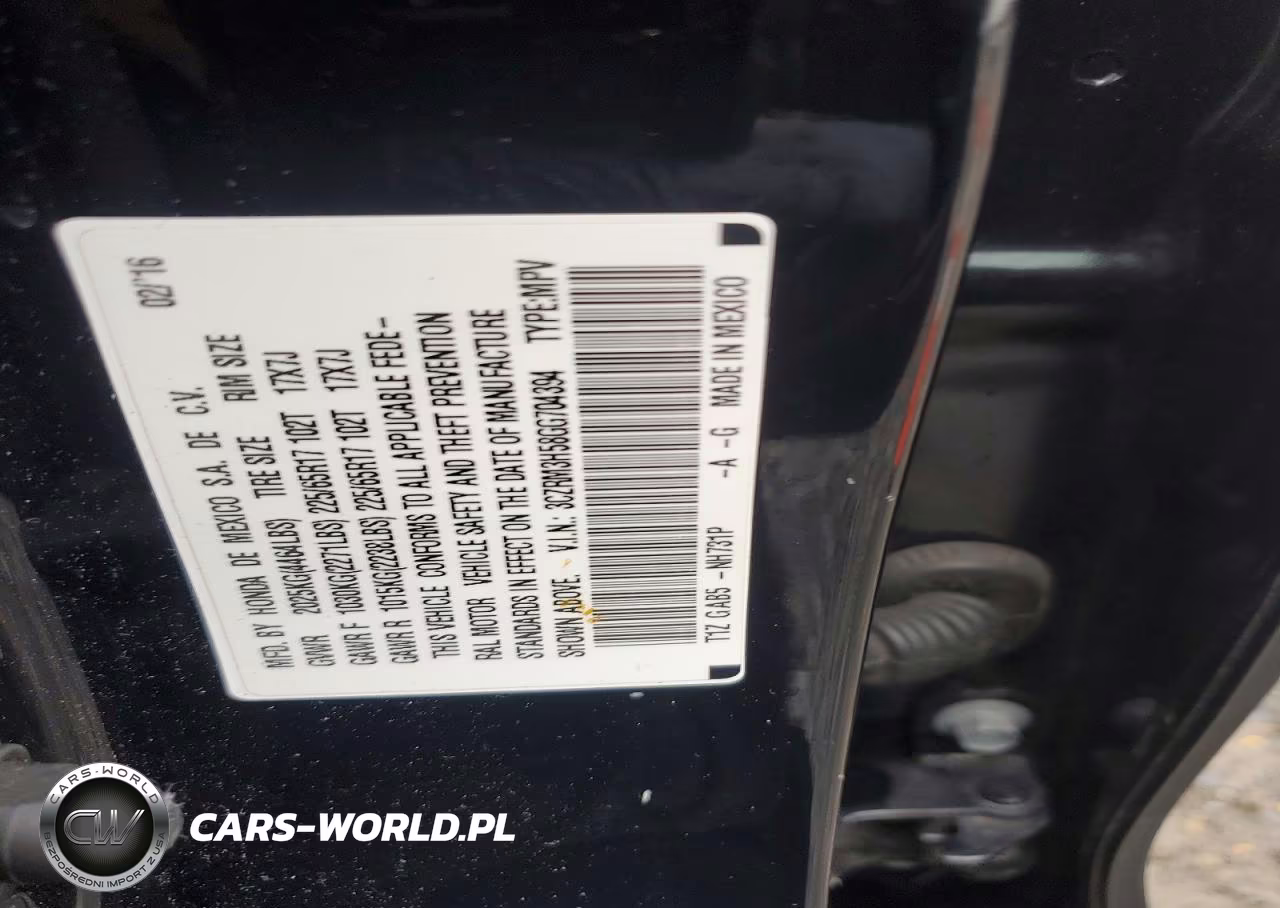 2016 Honda Cr-V Ex VIN:3CZRM3H58GG704394 - 12