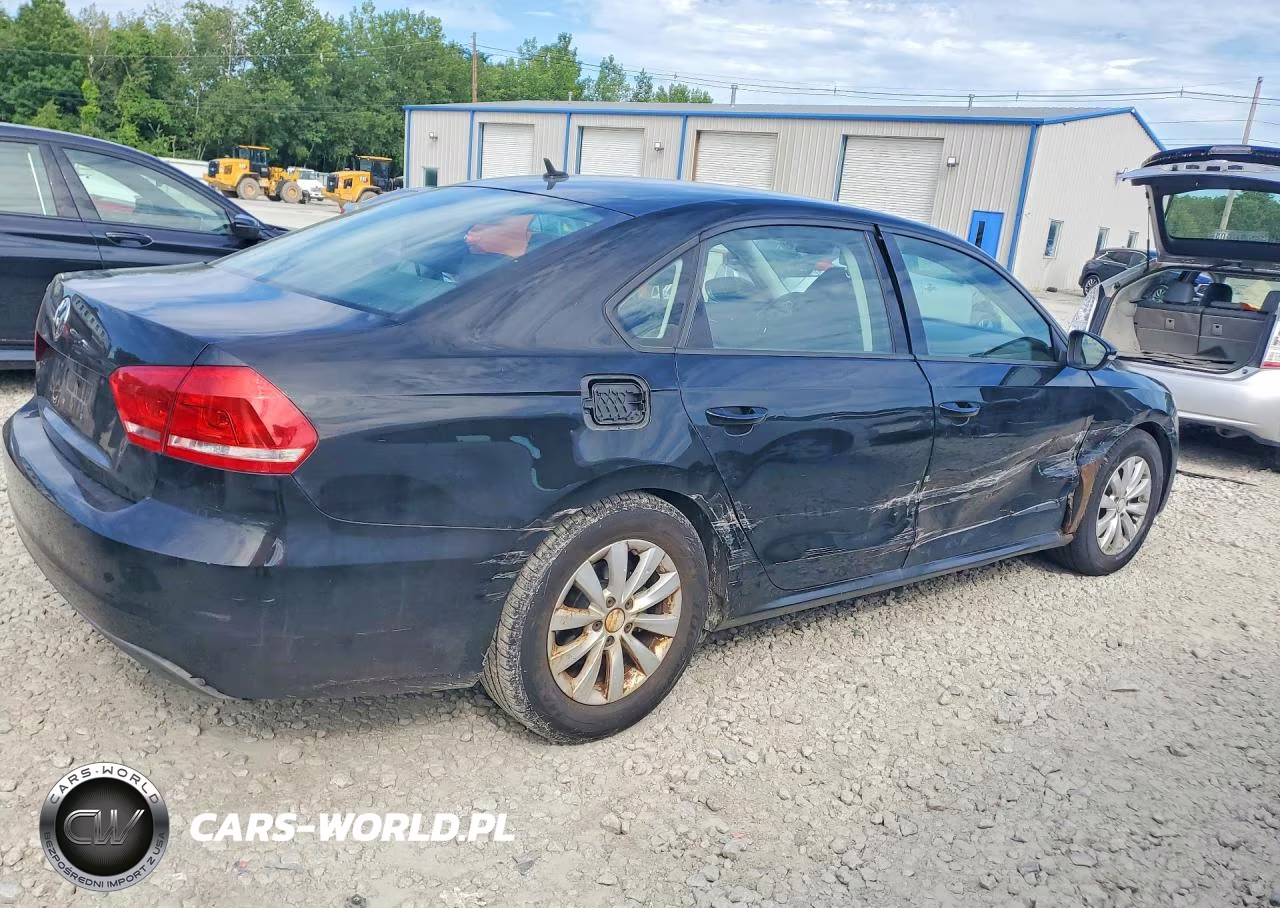 2012 Volkswagen Passat S VIN:1VWAP7A33CC025864 - 3