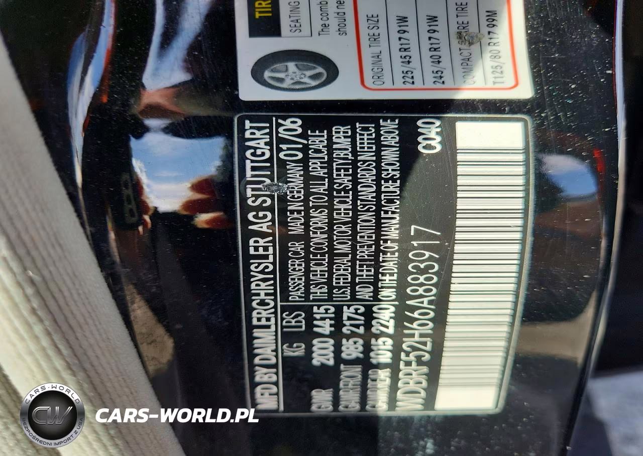 2006 Mercedes-Benz C 230 VIN:WDBRF52H66A883917 - 12