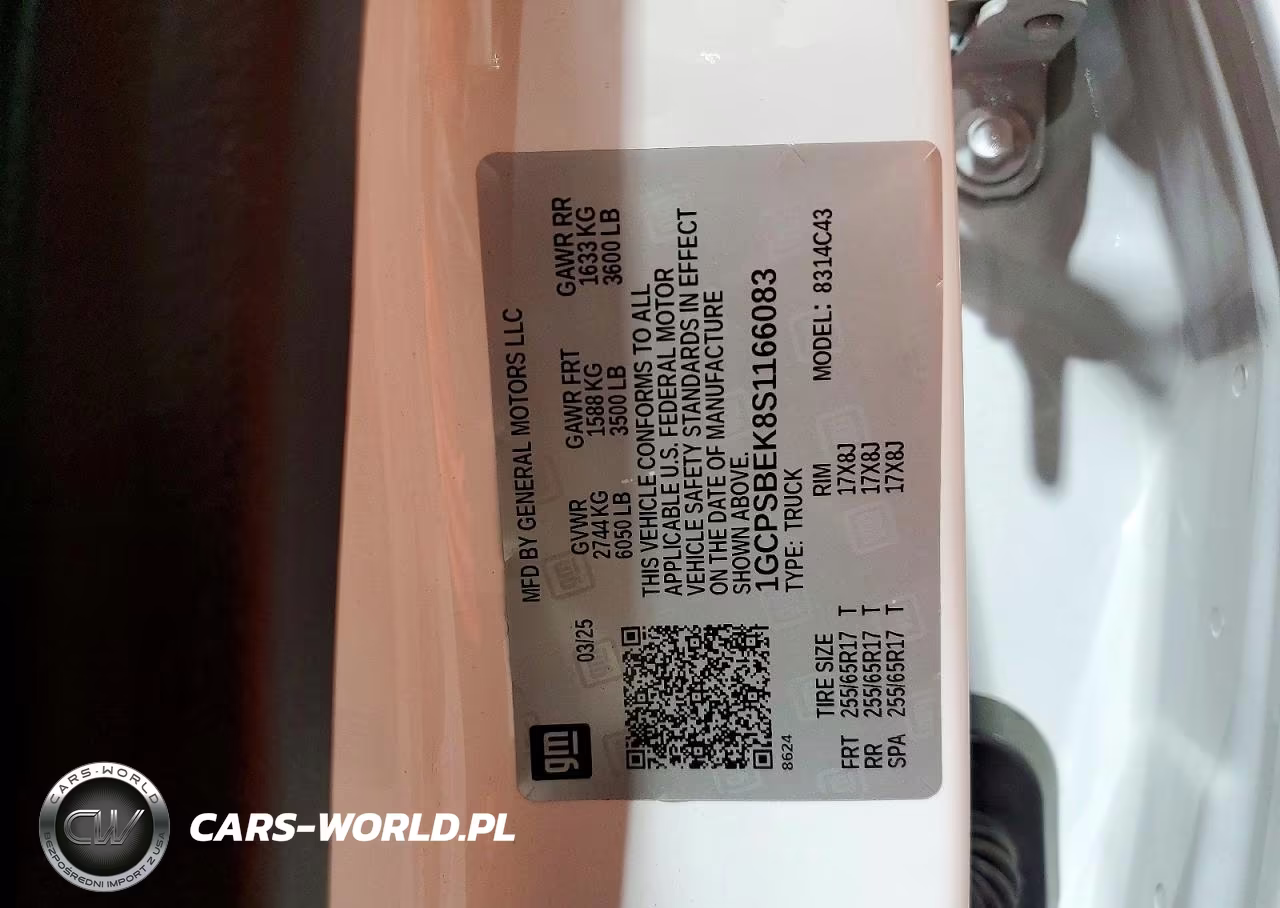 2025 Chevrolet Colorado VIN:1GCPSBEK8S1166083 - 12