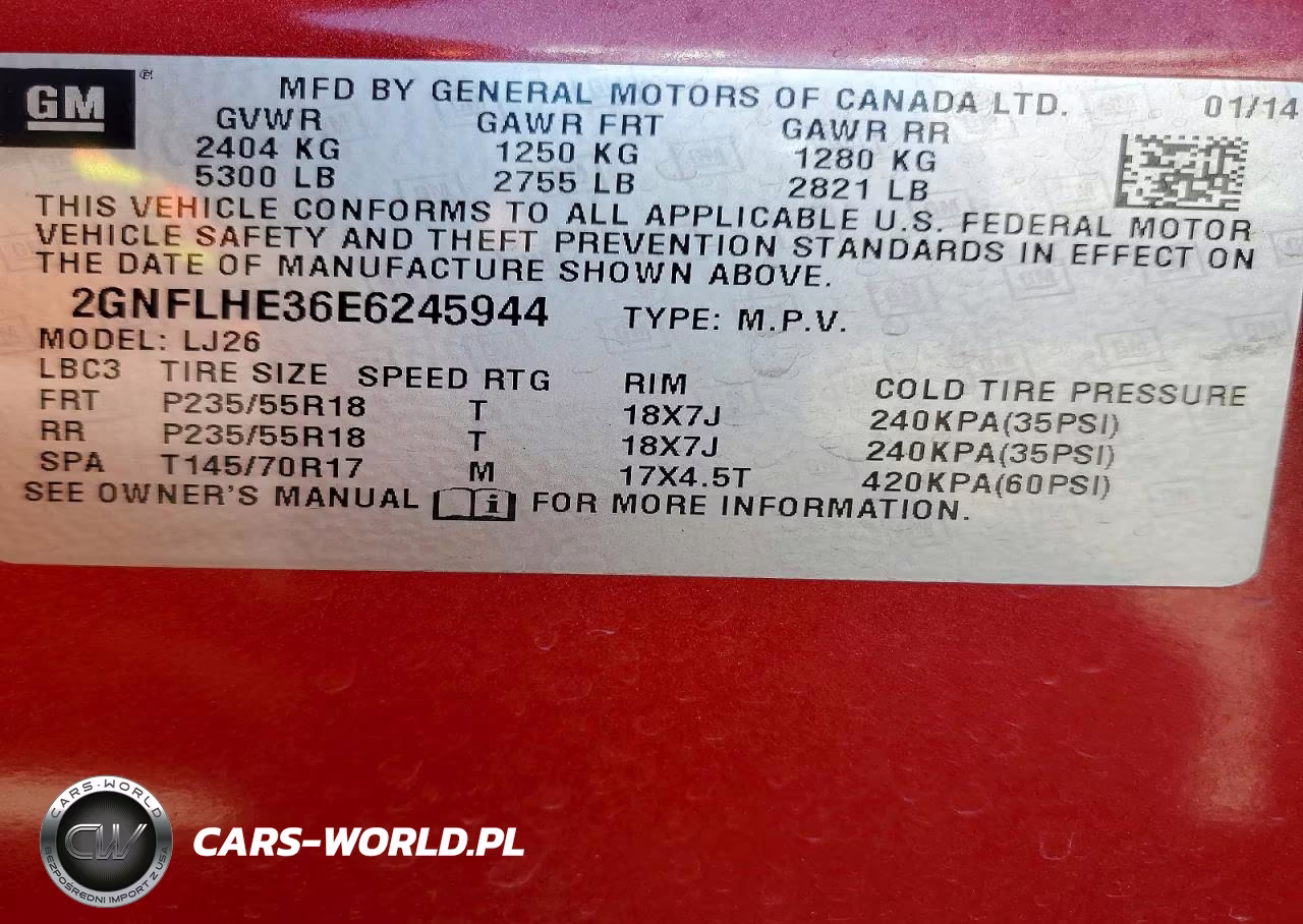 2014 Chevrolet Equinox Ltz VIN:2GNFLHE36E6245944 - 13