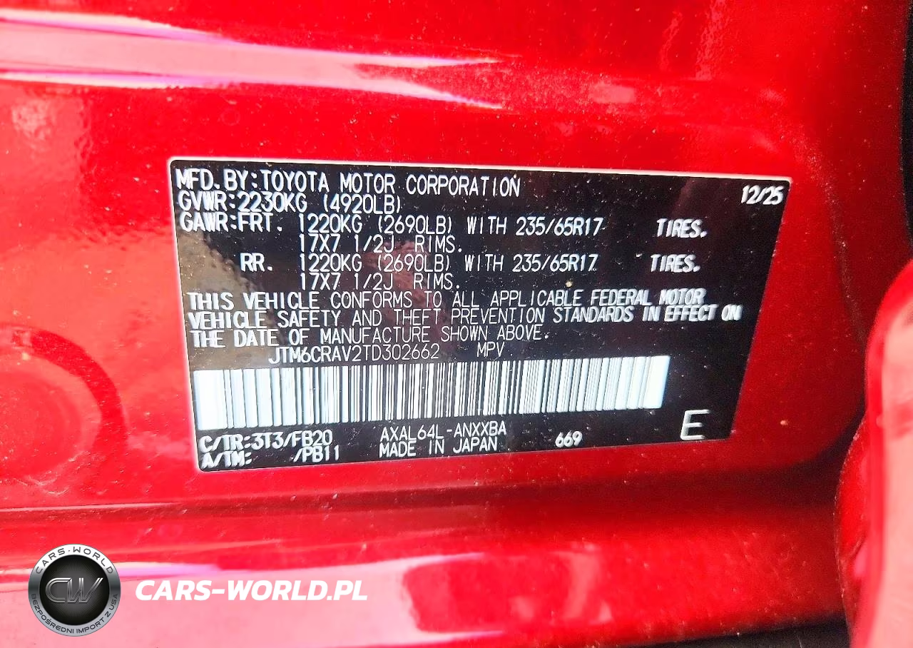 2026 Toyota Rav4 Le VIN:JTM6CRAV2TD302662 - 13