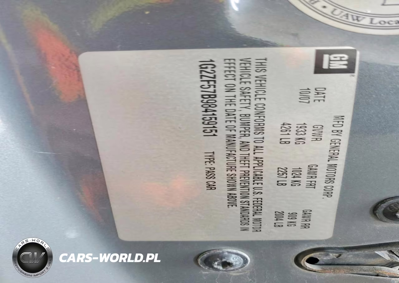 2008 Pontiac G6 Value Leader VIN:1G2ZF57B984159151 - 12