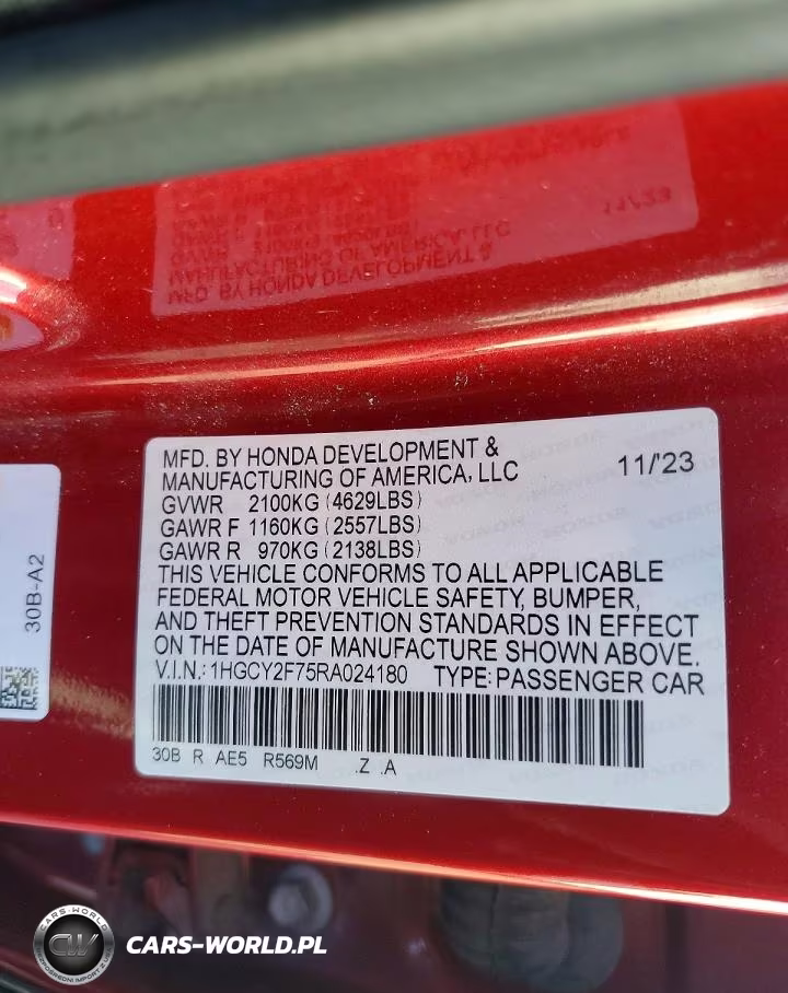 2024 Honda Accord Hybrid Sport-L VIN:1HGCY2F75RA024180 - 12