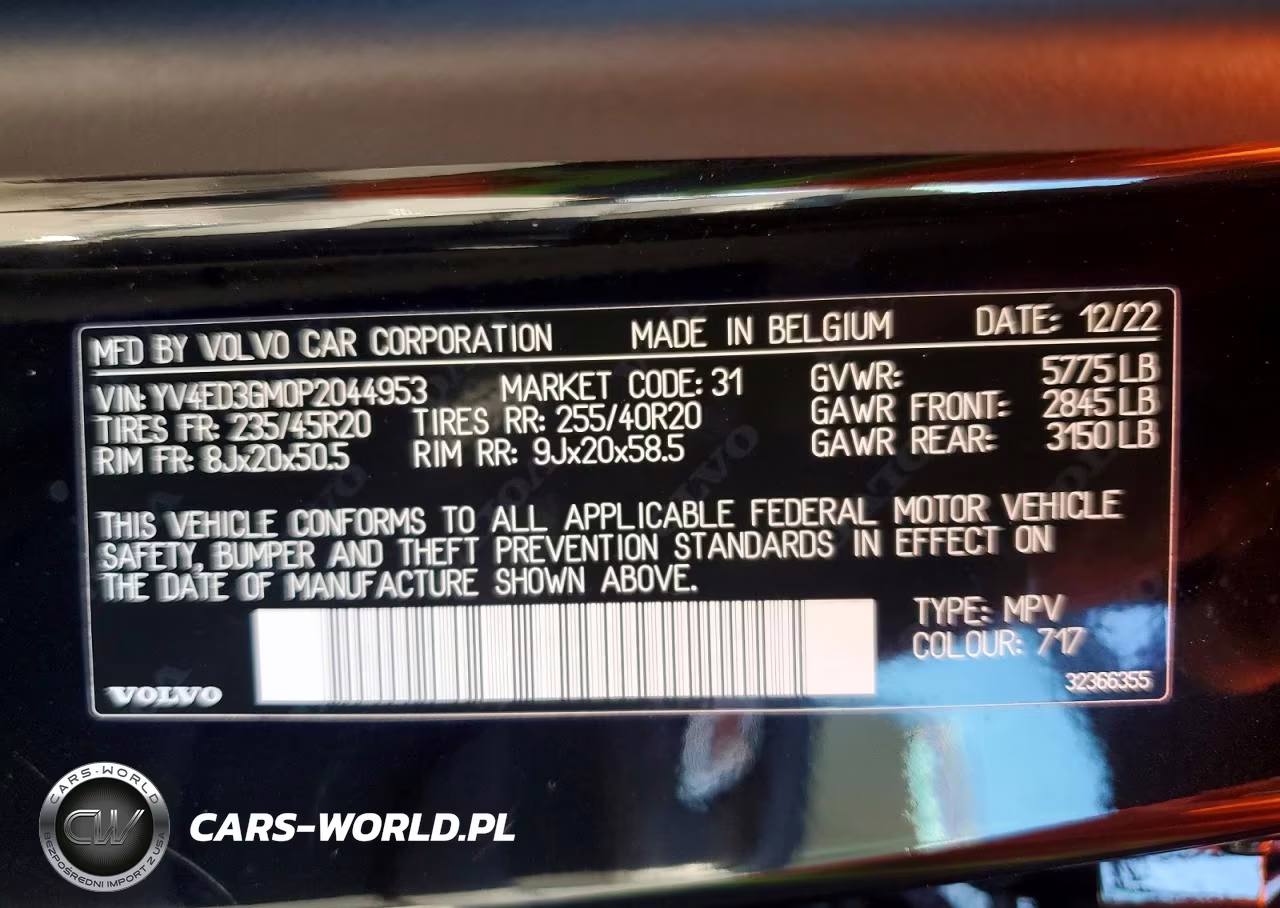 2023 Volvo C40 Recharge Ultimate VIN:YV4ED3GM0P2044953 - 13