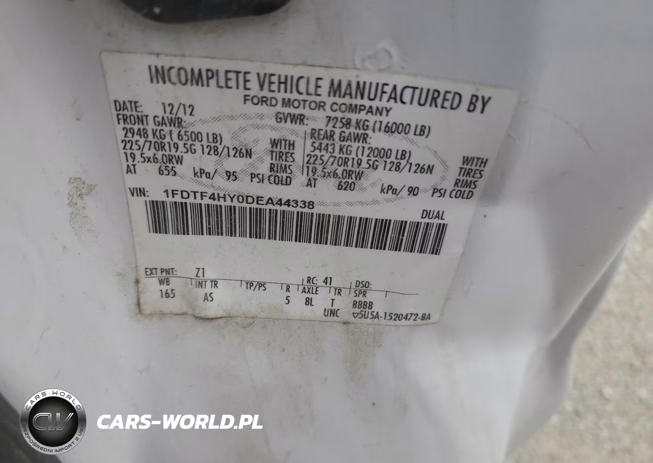 2013 Ford F450 Super Duty VIN:1FDTF4HY0DEA44338 - 13