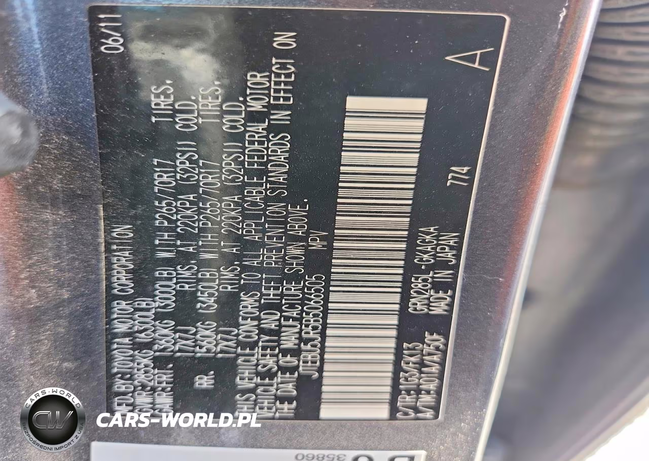 2011 Toyota 4Runner Sr5 VIN:JTEBU5JR5B5066505 - 12