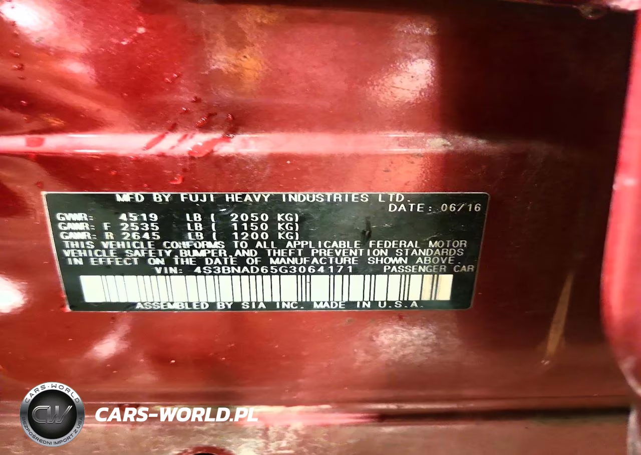 2016 Subaru Legacy 2.5I Premium VIN:4S3BNAD65G3064171 - 12