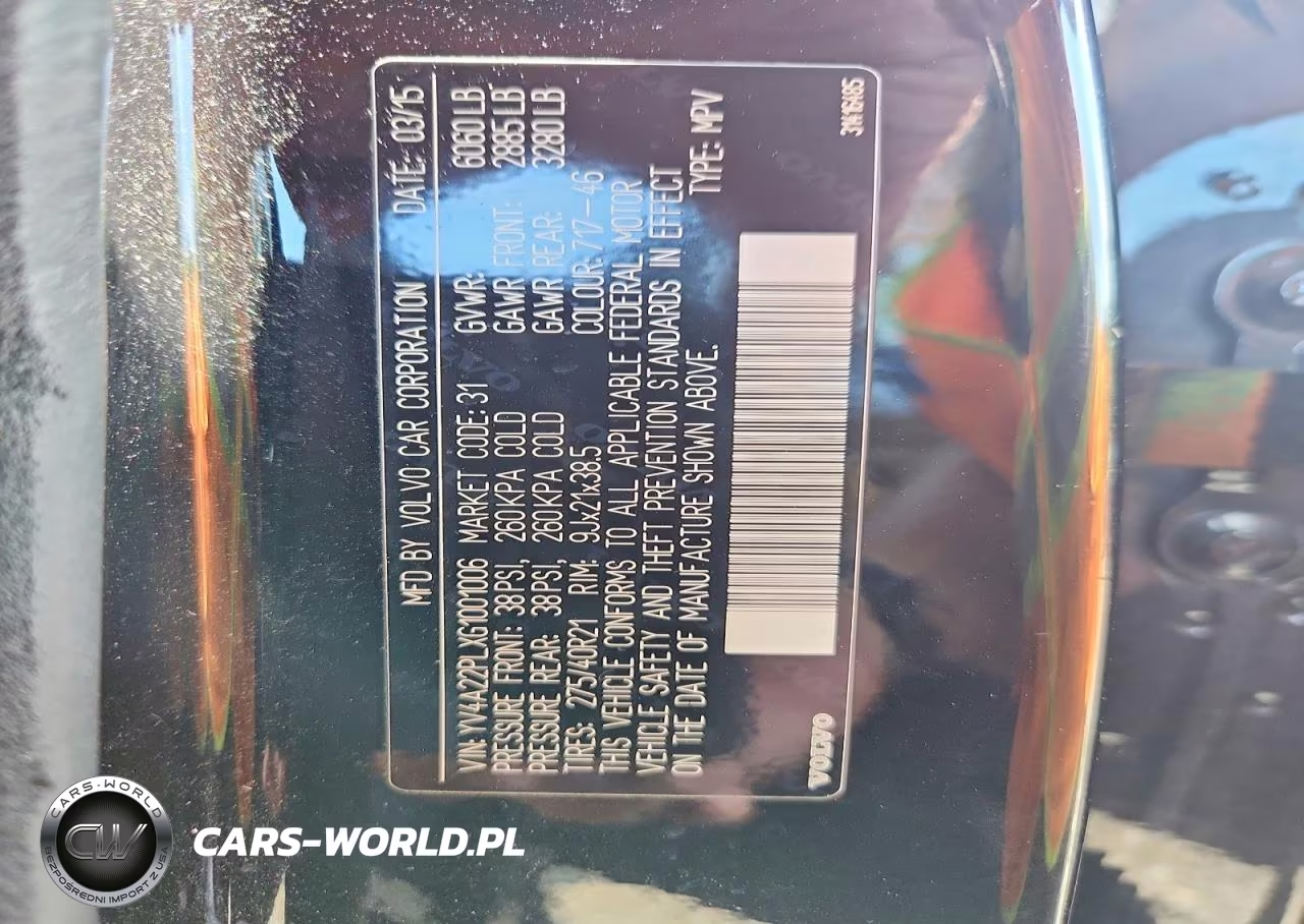 2016 Volvo Xc90 T6 VIN:YV4A22PLXG1001006 - 13