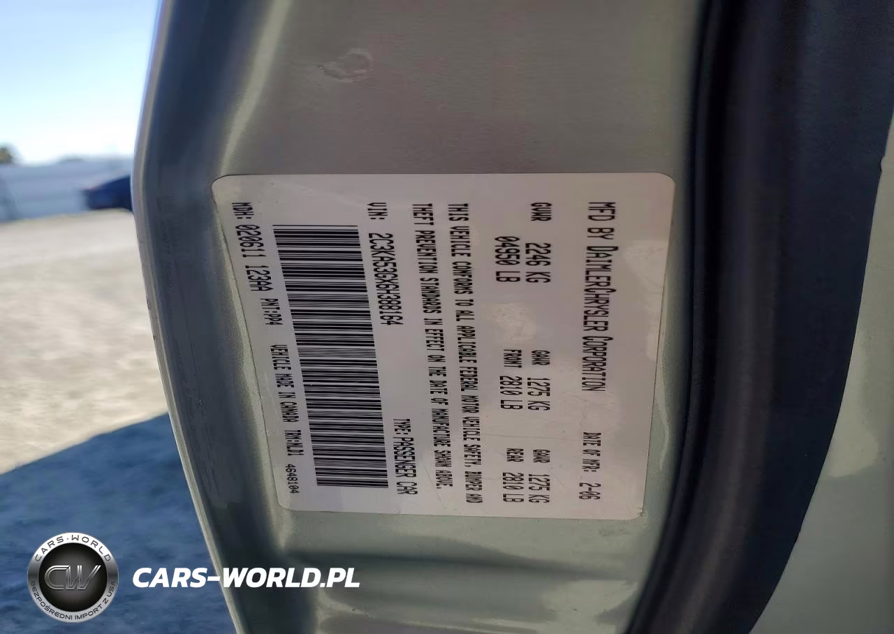 2006 Chrysler 300 Touring VIN:2C3KA53GX6H388164 - 12