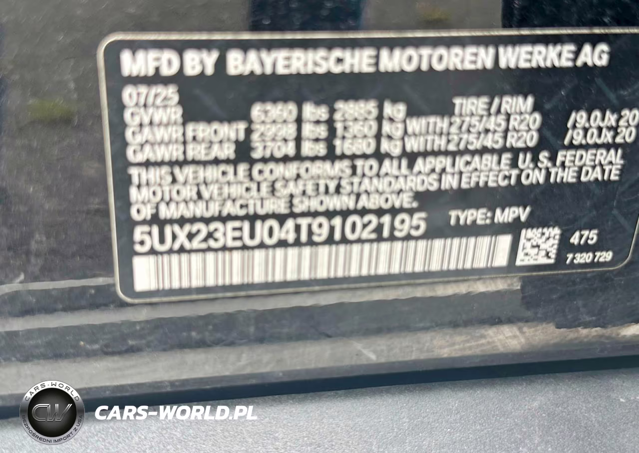 2026 BMW X5 xDrive40I VIN:5UX23EU04T9102195 - 13