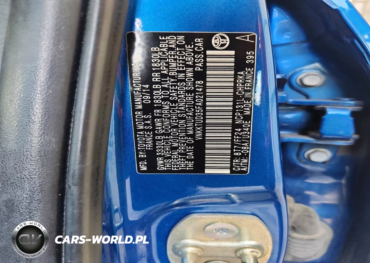 2015 Toyota Yaris 5-Door Se VIN:VNKKTUD35FA021478 - 13