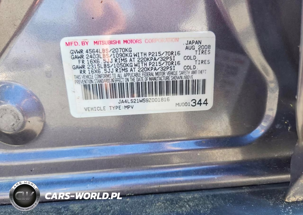 2009 Mitsubishi Outlander Es VIN:JA4LS21W59Z001816 - 13