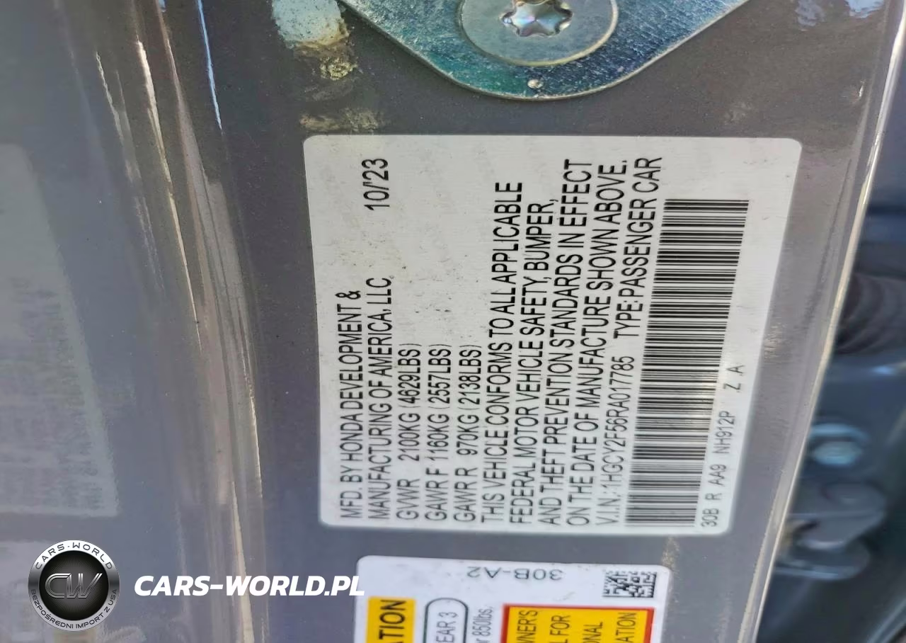 2024 Honda Accord Hybrid Sport VIN:1HGCY2F56RA017785 - 12