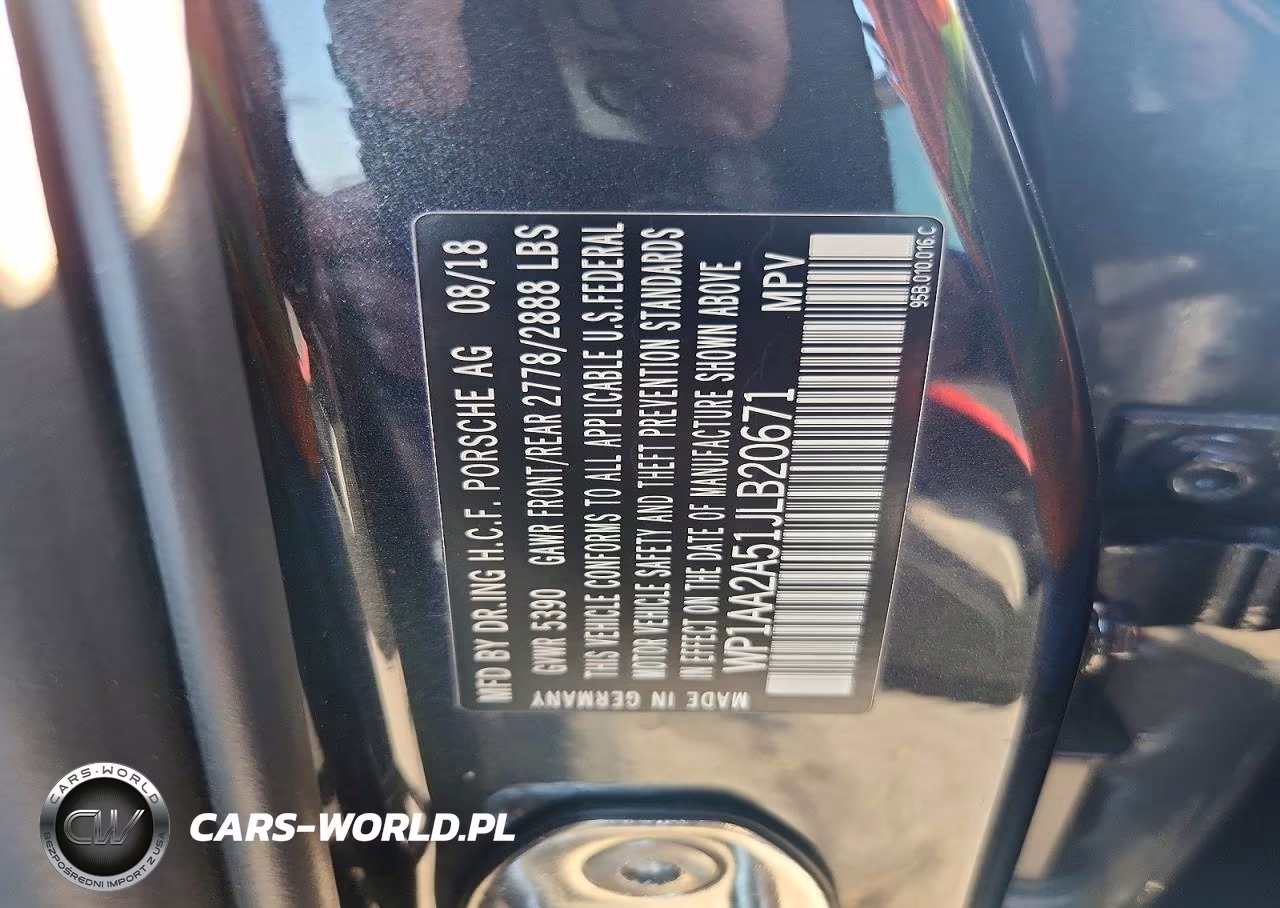 2018 Porsche Macan VIN:WP1AA2A51JLB20671 - 14