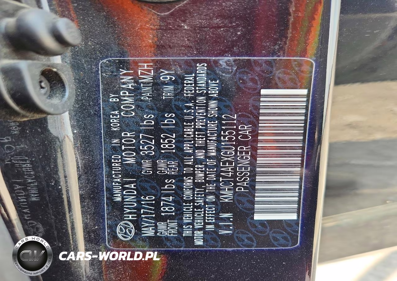 2016 Hyundai Accent Se VIN:KMHCT4AEXGU155112 - 13