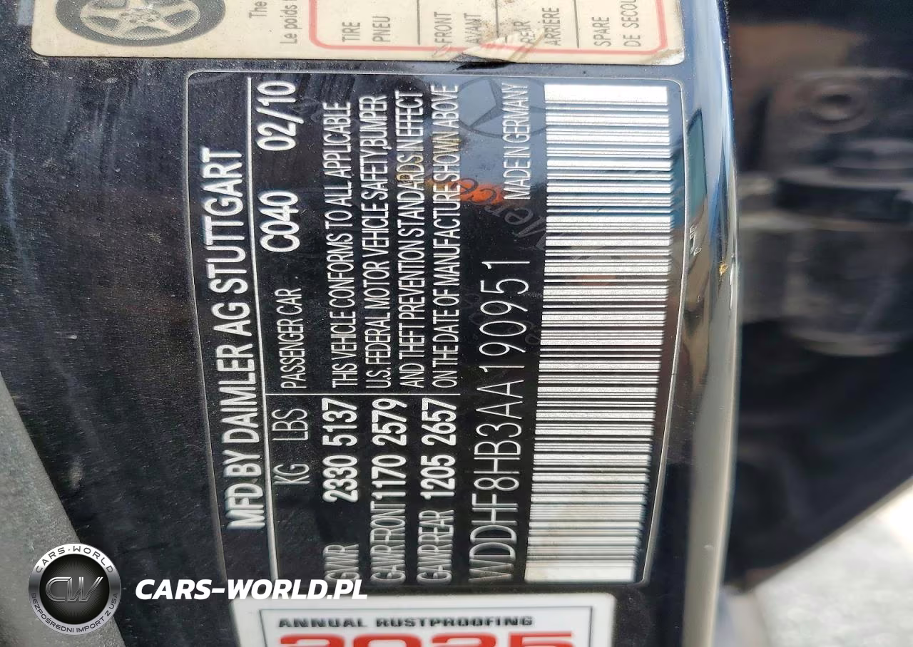 2010 Mercedes-Benz E 350 4Matic VIN:WDDHF8HB3AA190951 - 13