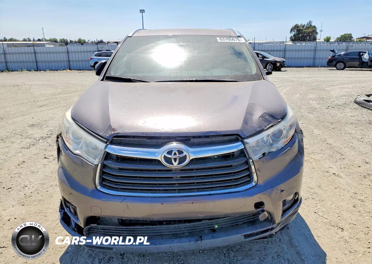 2014 Toyota Highlander Xle VIN:5TDJKRFH1ES062866 - 5