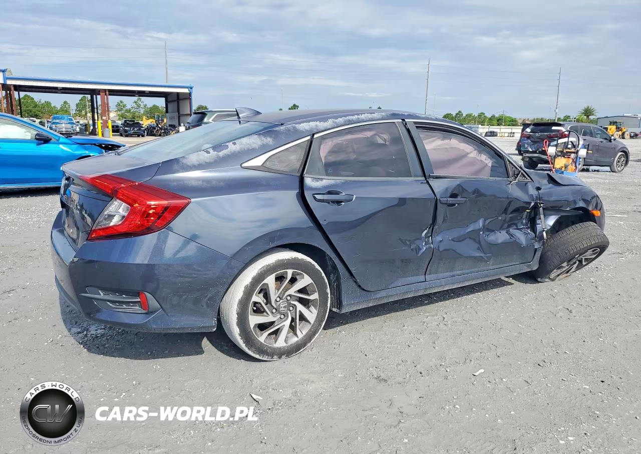 2018 Honda Civic Ex VIN:2HGFC2F70JH589342 - 3
