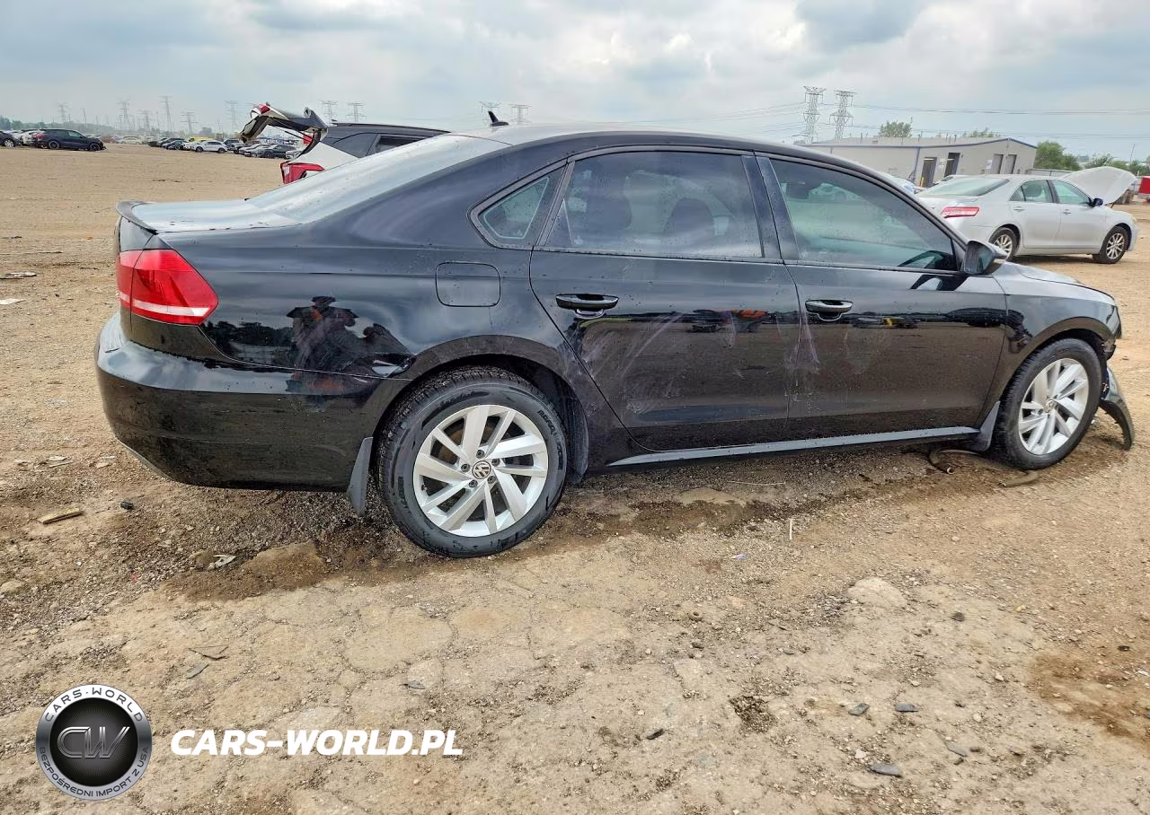 2012 Volkswagen Passat S VIN:1VWAP7A32CC004584 - 3