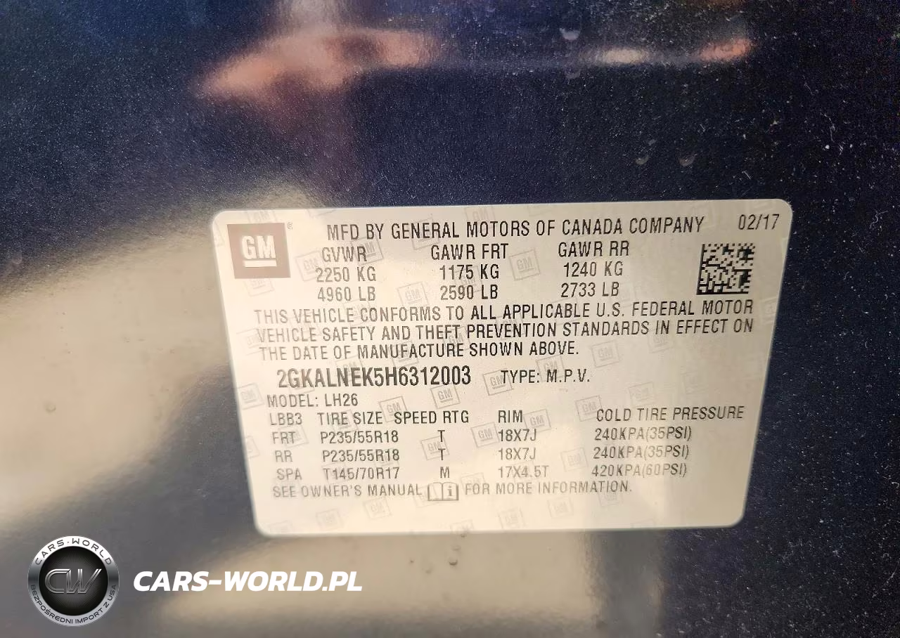 2017 GMC Terrain Sle VIN:2GKALNEK5H6312003 - 14