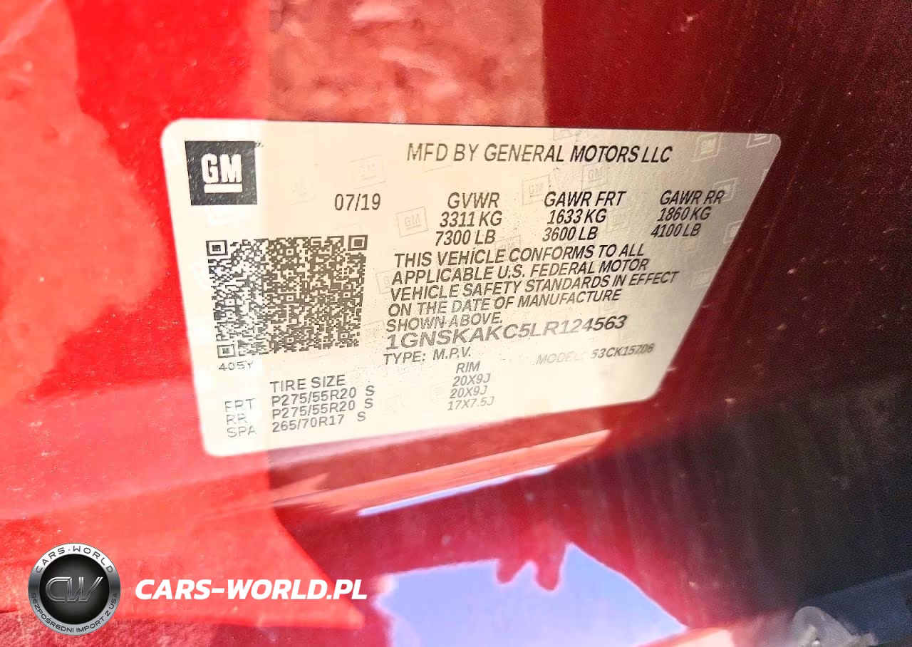 2020 Chevrolet Tahoe K1500 Ls VIN:1GNSKAKC5LR124563 - 13