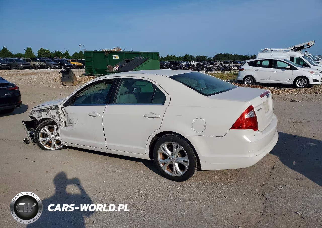 2012 Ford Fusion Se VIN:3FAHP0HA9CR437341 - 2