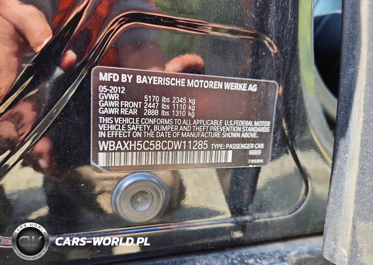 2012 BMW 528 Xi VIN:WBAXH5C58CDW11285 - 12