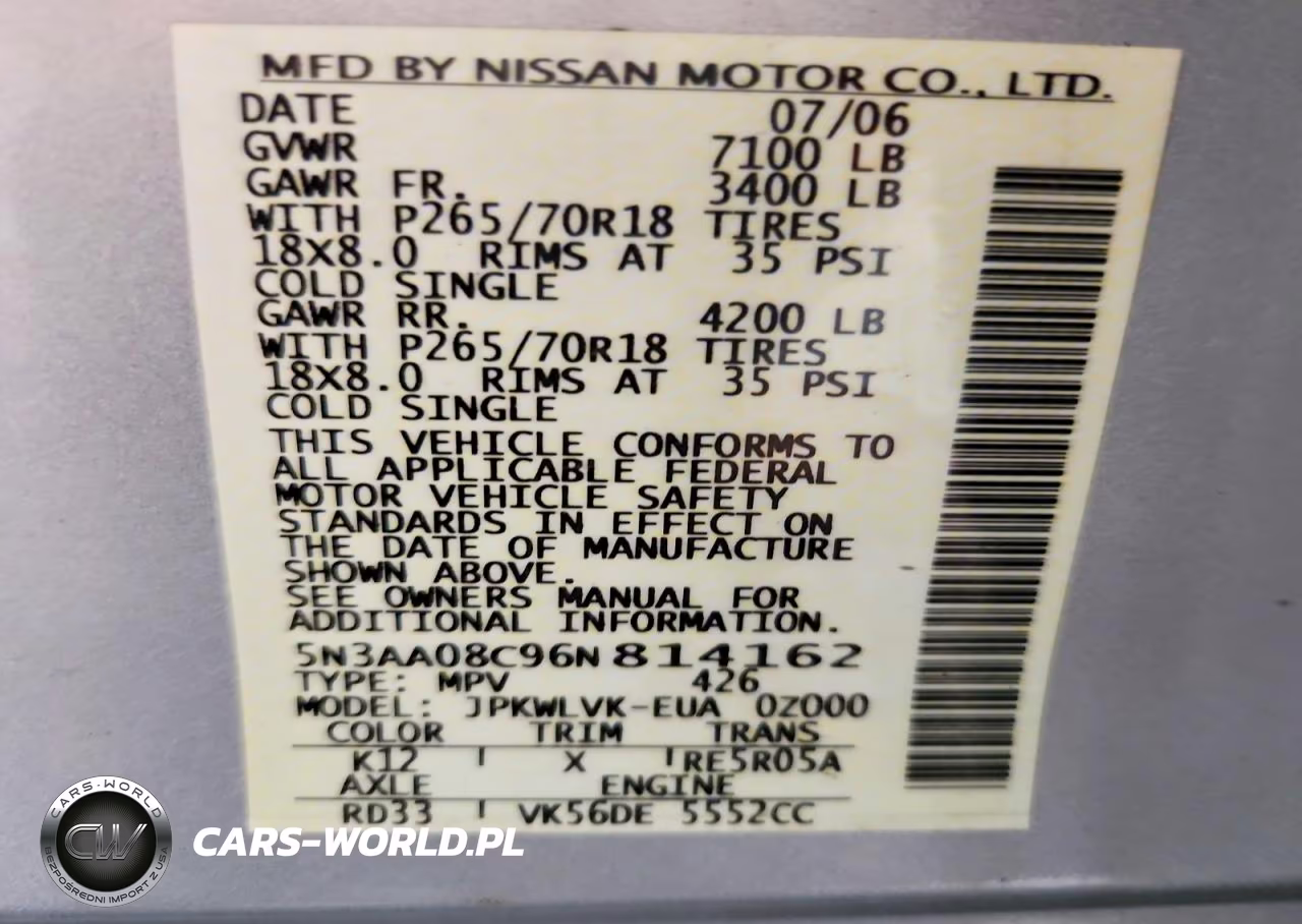 2006 Infiniti Qx56 Base VIN:5N3AA08C96N814162 - 13