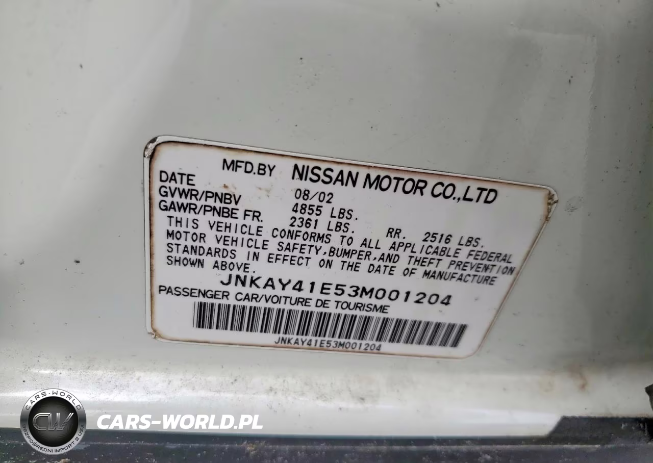 2003 Infiniti M45 Base VIN:JNKAY41E53M001204 - 13