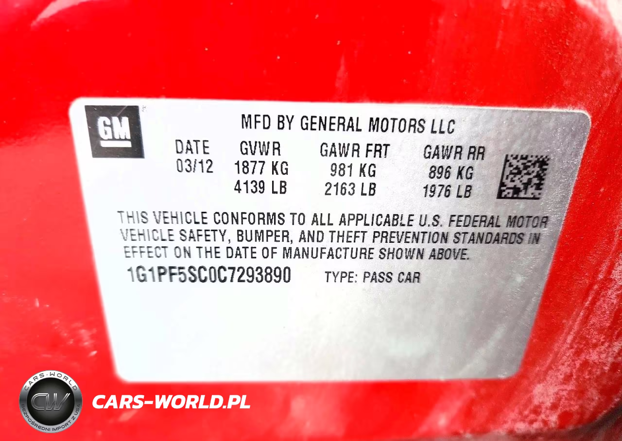 2012 Chevrolet Cruze Lt VIN:1G1PF5SC0C7293890 - 12