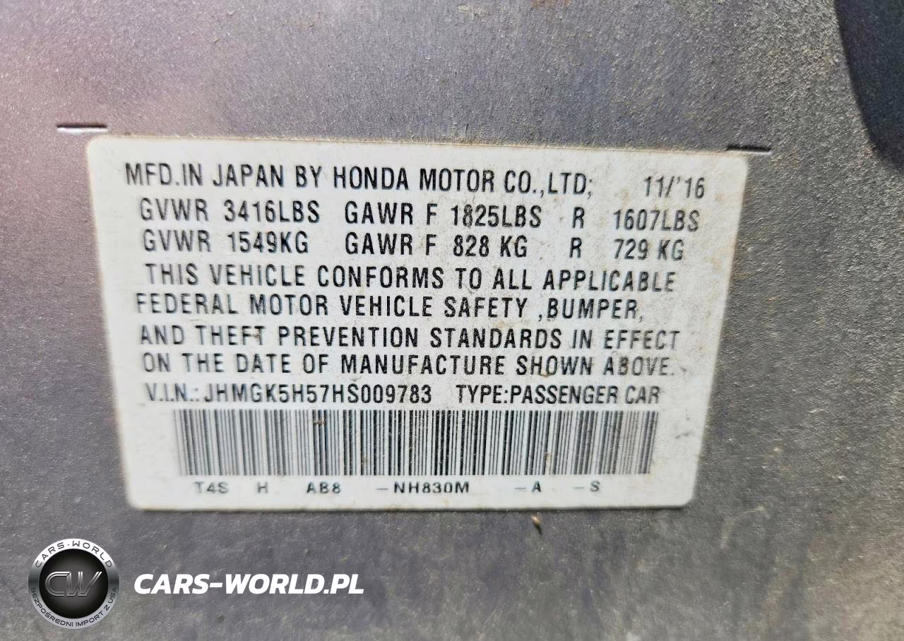 2017 Honda Fit Lx VIN:JHMGK5H57HS009783 - 13