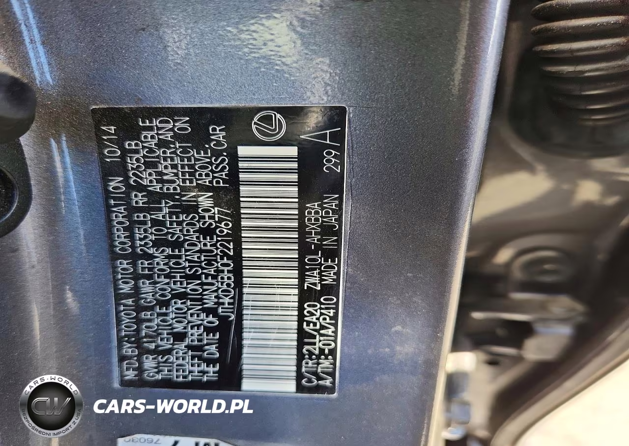 2015 Lexus Ct 200 VIN:JTHKD5BH0F2219677 - 12