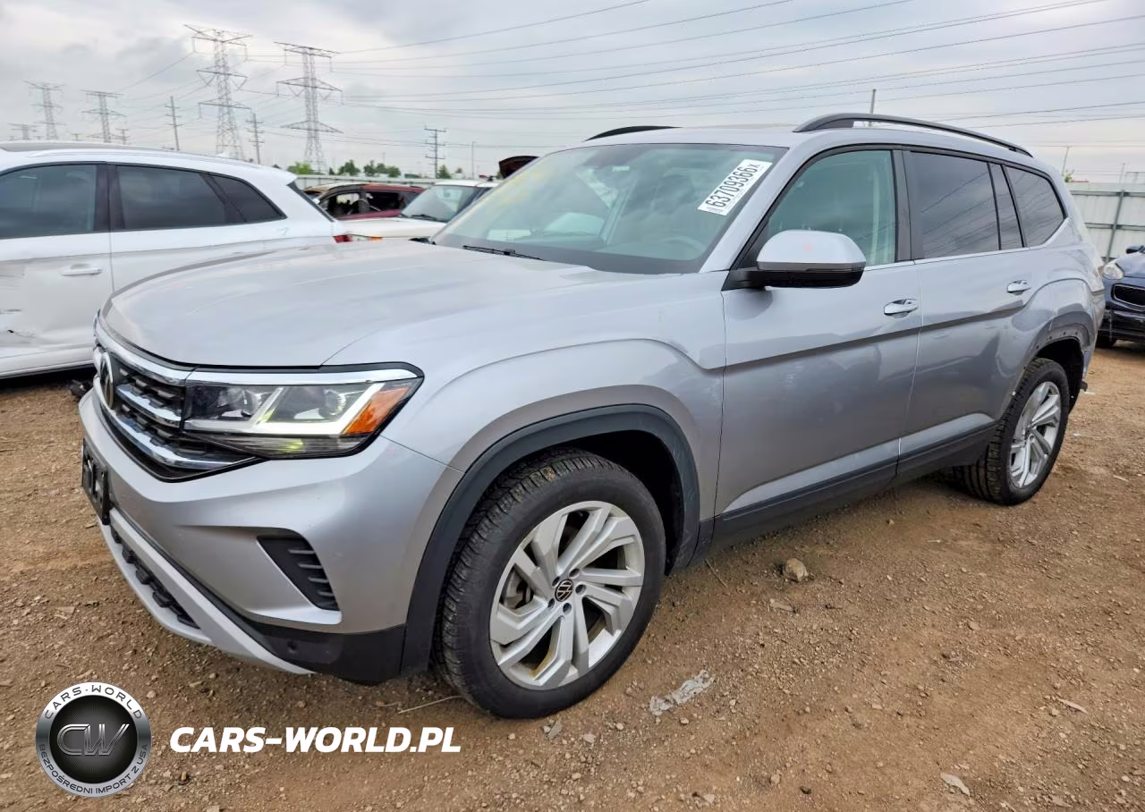 2021 Volkswagen Atlas Se VIN:1V2KR2CA9MC592046 - 1